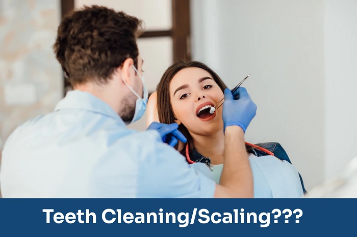 tooth scaling and cleaning